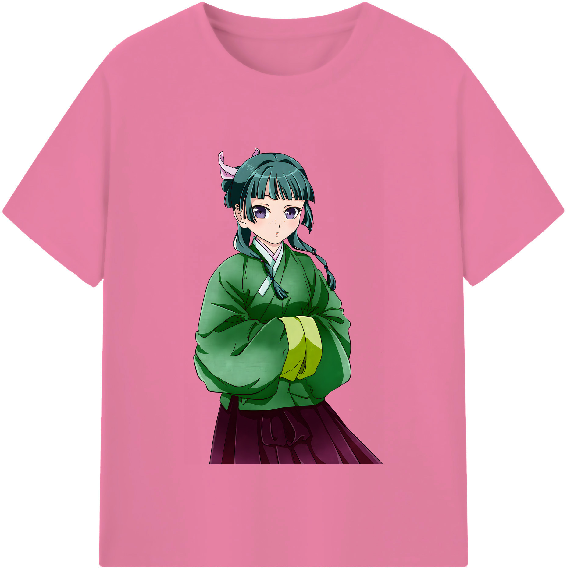 （画像用） 薬屋のひとりごと The Apothecary Diaries 綿100％半袖Tシャツ（フロントプリント）